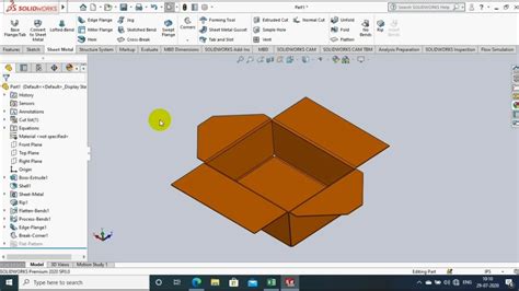 solidworks sheet metal packaging